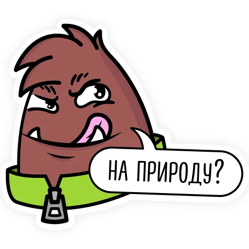 🌳 Стикер «Мистер Клещ» для Telegram