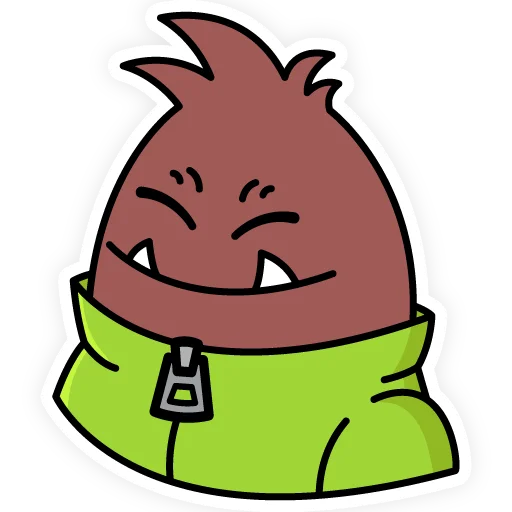 😊 Стикер «Мистер Клещ» для Telegram