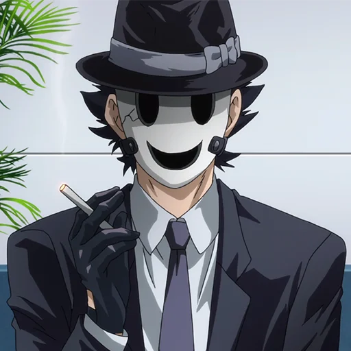 🚬 Стикер «? Mr. Mask» для Telegram