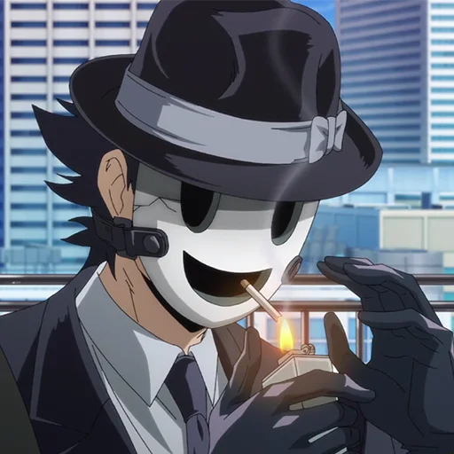🚬 Стикер «? Mr. Mask» для Telegram
