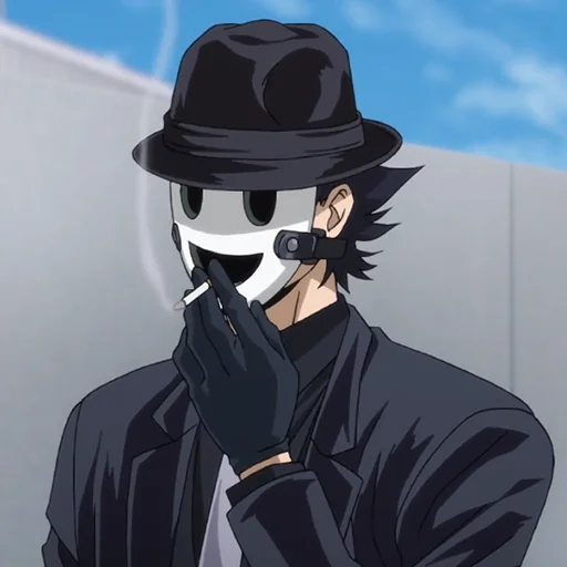 🚬 Стикер «? Mr. Mask» для Telegram