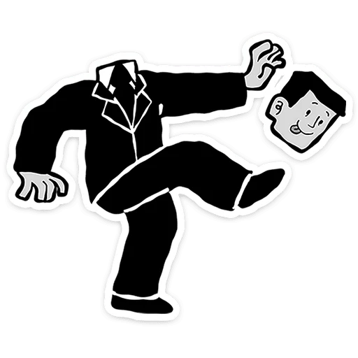 🌟 Стикер «Человек без имени» для Telegram