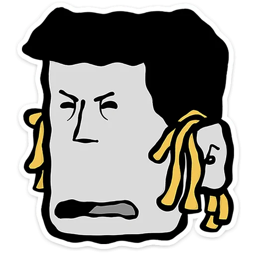🌟 Стикер «Человек без имени» для Telegram