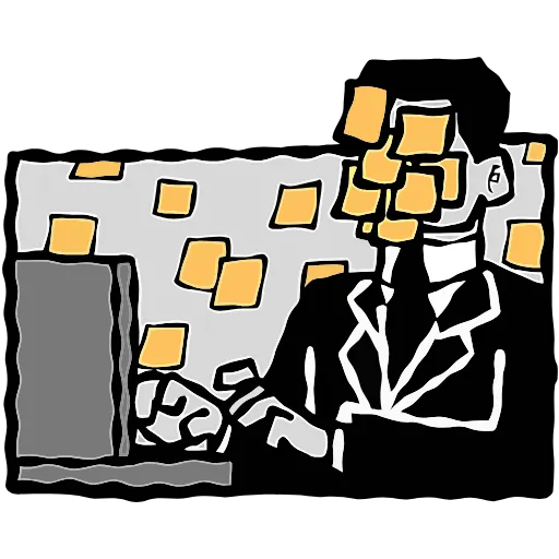 😵‍💫 Эмодзи «Человек без имени» для Telegram