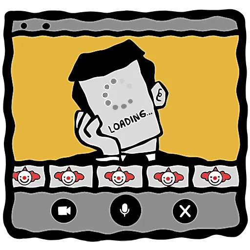 😬 Эмодзи «Человек без имени» для Telegram