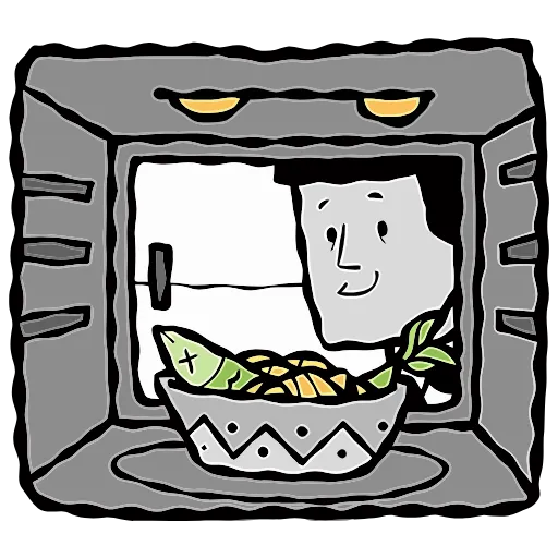 🍽 Эмодзи «Человек без имени» для Telegram