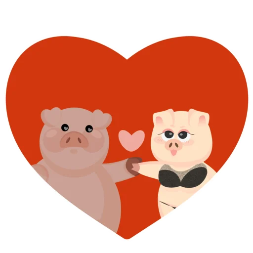 ❤️ Стикер «Mr.Pigus» для Telegram