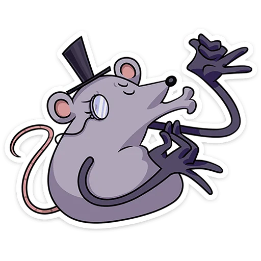 🐀 Стикер «Мистер Крыс» для Telegram