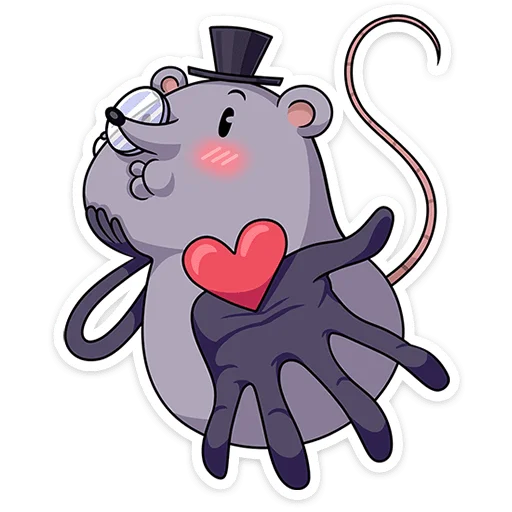 🐀 Стикер «Мистер Крыс» для Telegram