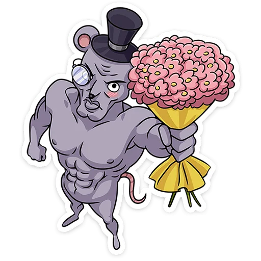 🐀 Стикер «Мистер Крыс» для Telegram