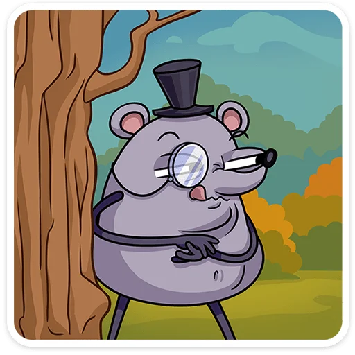 🐀 Стикер «Мистер Крыс» для Telegram