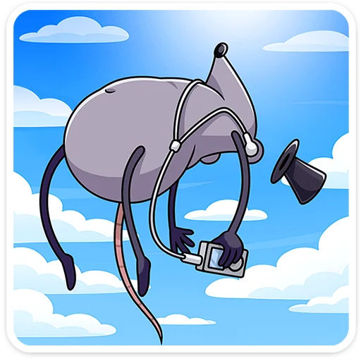 🐀 Стикер «Мистер Крыс» для Telegram