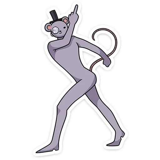 🐀 Стикер «Мистер Крыс» для Telegram
