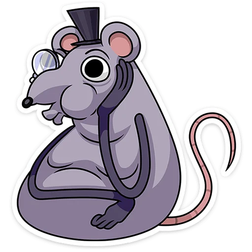 🐀 Стикер «Мистер Крыс» для Telegram