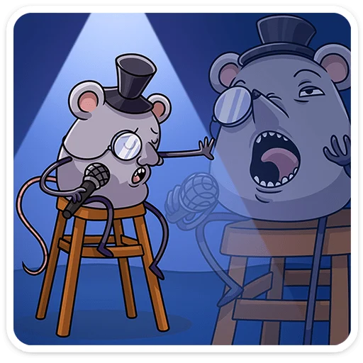 🐀 Стикер «Мистер Крыс» для Telegram