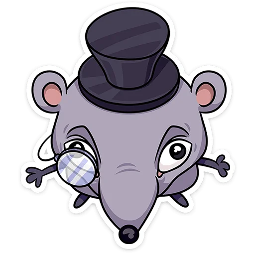 🐀 Стикер «Мистер Крыс» для Telegram