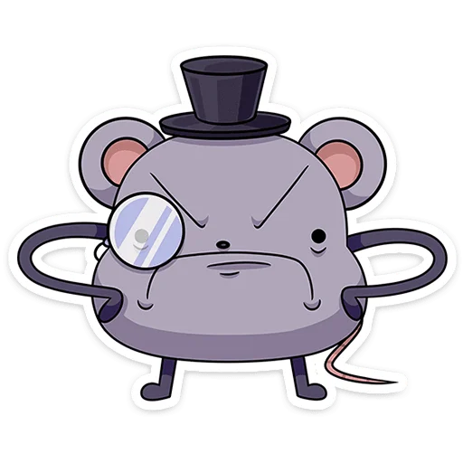 🐀 Стикер «Мистер Крыс» для Telegram