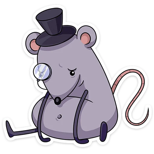 🐀 Стикер «Мистер Крыс» для Telegram