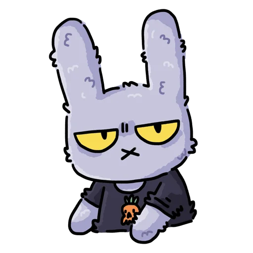 🤨 Стикер «Мрак и Люля 2 Без Текста» для Telegram