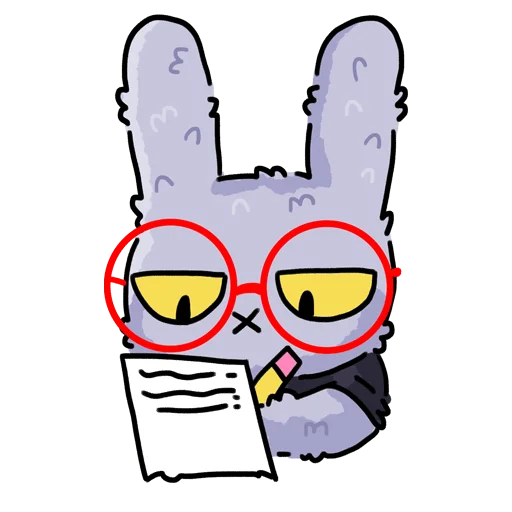 🤓 Стикер «Мрак и Люля 2 Без Текста» для Telegram