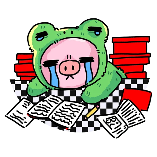 😭 Стикер «Мрак и Люля 2 Без Текста» для Telegram