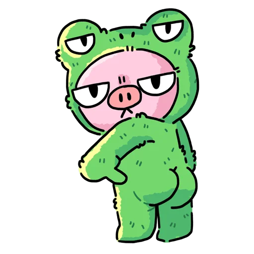 🍑 Стикер «Мрак и Люля 2 Без Текста» для Telegram