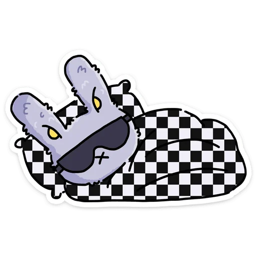 😎 Стикер «Мрак и Люля ч.2» для Telegram