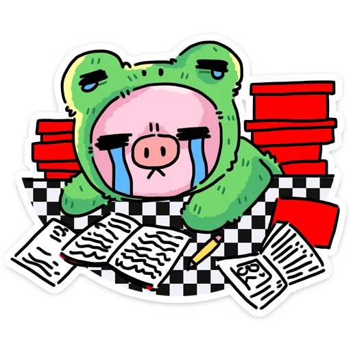 😭 Стикер «Мрак и Люля ч.2» для Telegram