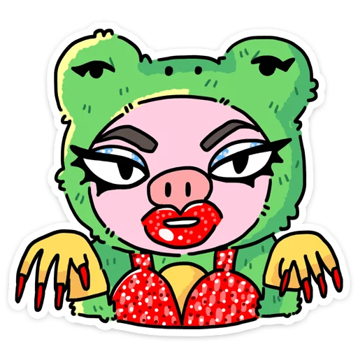 💅 Стикер «Мрак и Люля ч.2» для Telegram