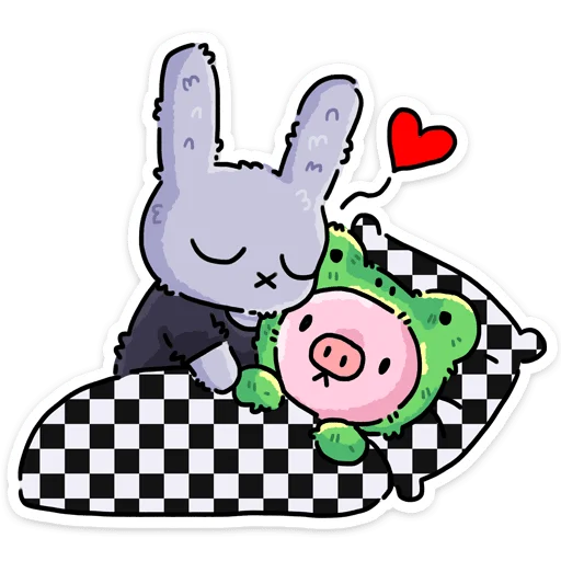 😘 Стикер «Мрак и Люля ч.2» для Telegram