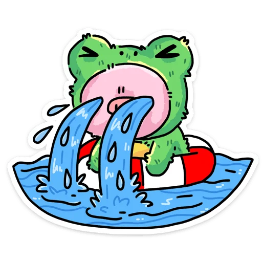 😭 Стикер «Мрак и Люля ч.2» для Telegram
