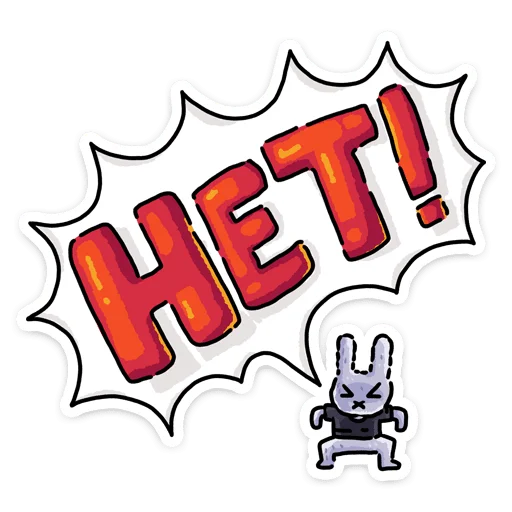 🙅‍♂️ Стикер «Мрак Обес» для Telegram