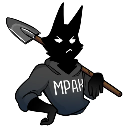 😶 Стикер «МРАК» для Telegram