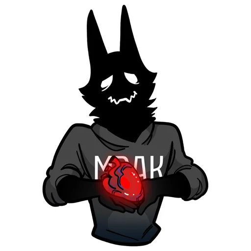 🫀 Стикер «МРАК» для Telegram