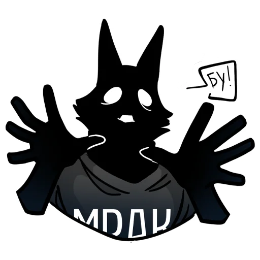 👻 Стикер «МРАК» для Telegram