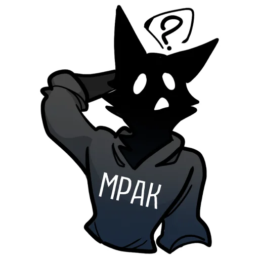 🥴 Стикер «МРАК» для Telegram