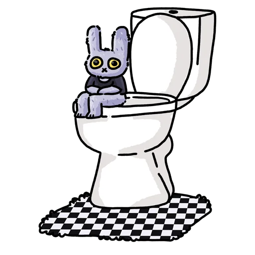 🚽 Стикер «Мрак Обес без текста» для Telegram