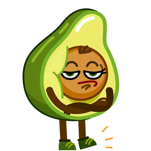 😠 Стикер «Holy Guacamole» для Telegram