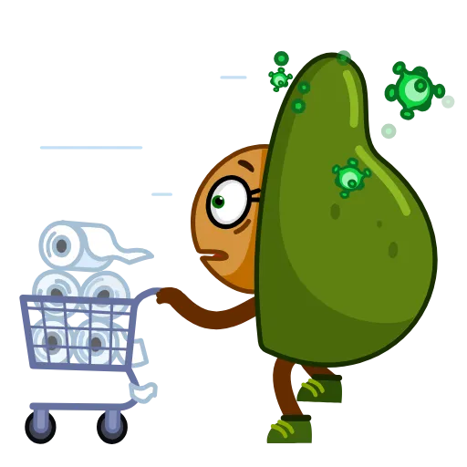 🦠 Стикер «Holy Guacamole» для Telegram