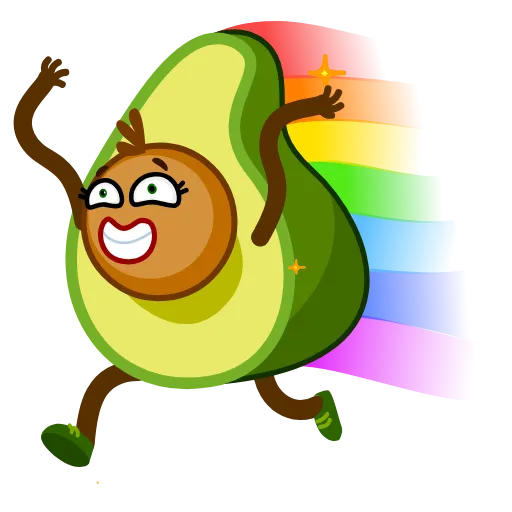 🌈 Стикер «Holy Guacamole» для Telegram