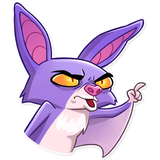 😡 Стикер «Mr. Bat» для Telegram