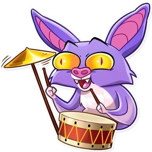 😃 Стикер «Mr. Bat» для Telegram