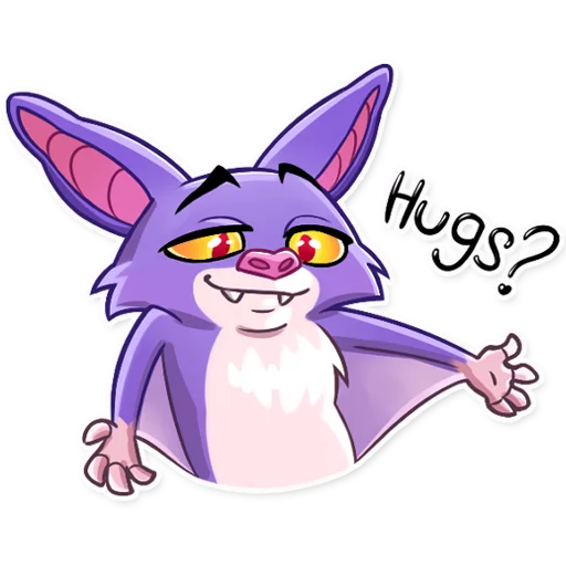 👐 Стикер «Mr. Bat» для Telegram