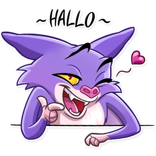 😘 Стикер «Mr. Bat» для Telegram