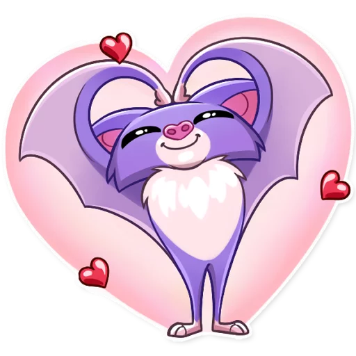 ❤ Стикер «Mr. Bat» для Telegram