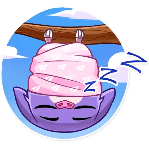 😴 Стикер «Mr. Bat» для Telegram