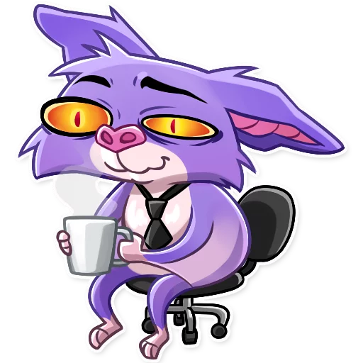 ☕️ Стикер «Mr. Bat» для Telegram
