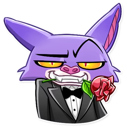 🌹 Стикер «Mr. Bat» для Telegram