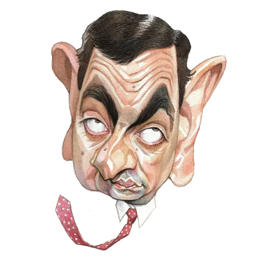 🙄 Стикер «Mr. Bean Caricatures» для Telegram