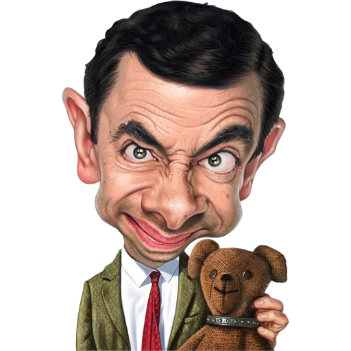 🧸 Стикер «Mr. Bean Caricatures» для Telegram